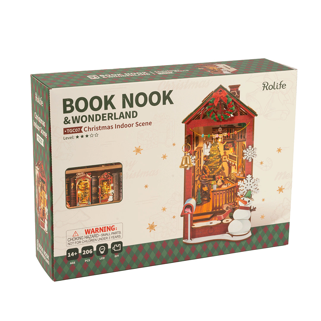 Christmas Indoor Scene - Book Nook