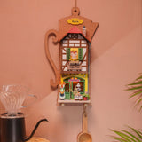 Lazy Coffee House - Diorama zum Aufhängen