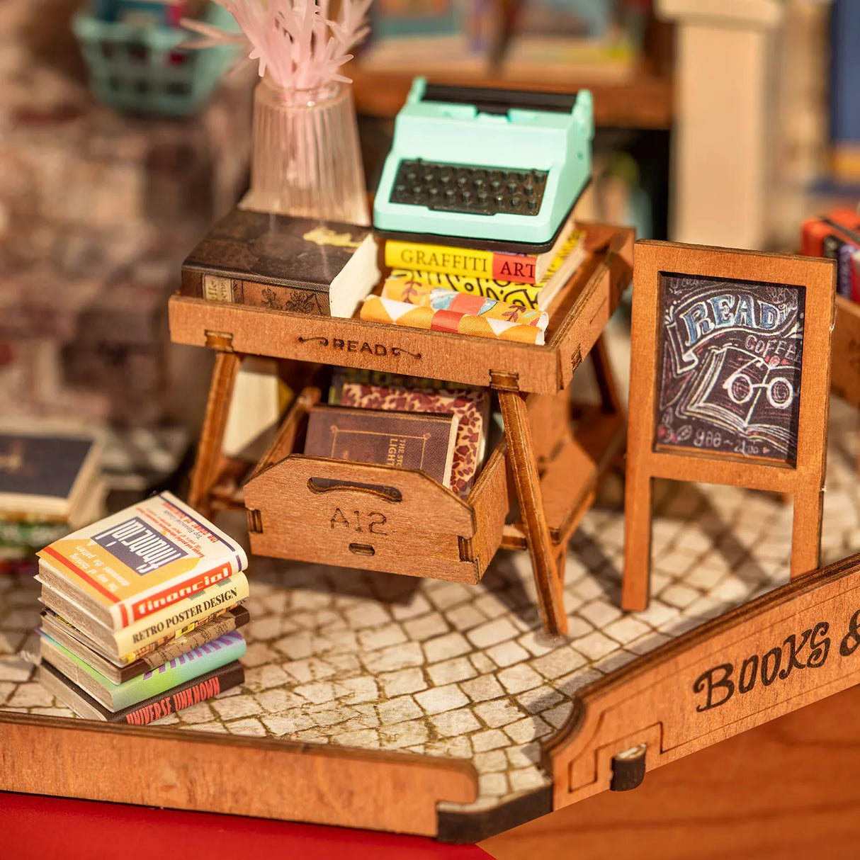 Corner Bookstore - Miniaturhaus
