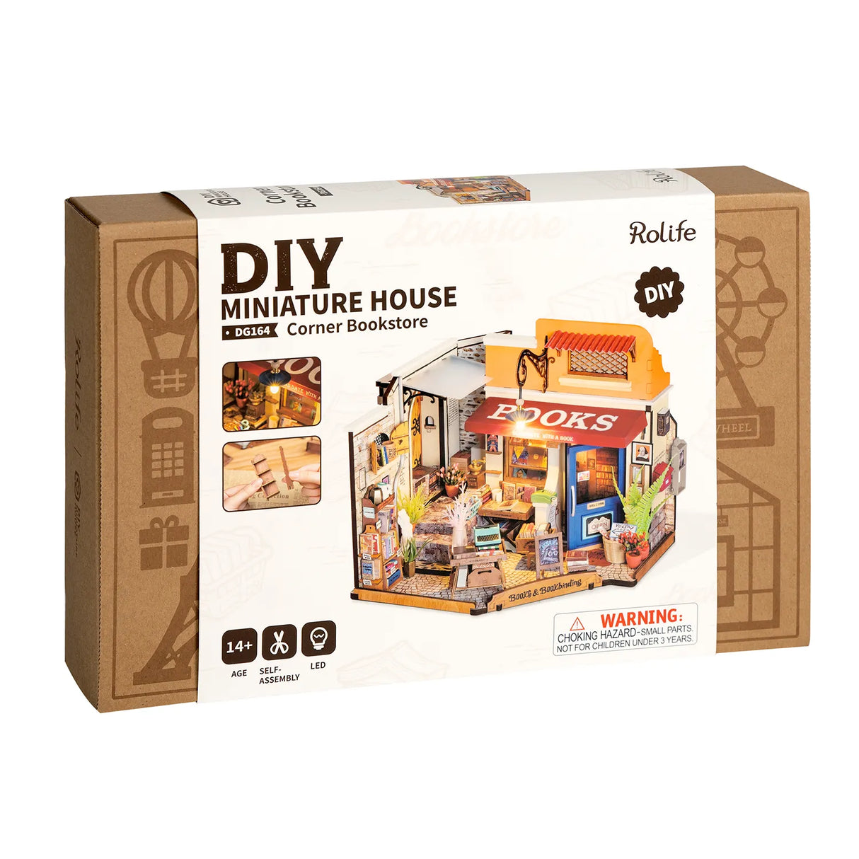 Corner Bookstore - Miniaturhaus