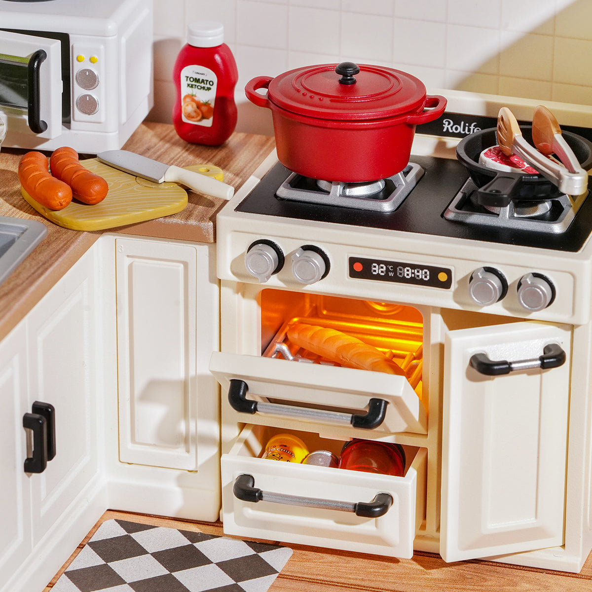 Happy Meals Kitchen - Diorama