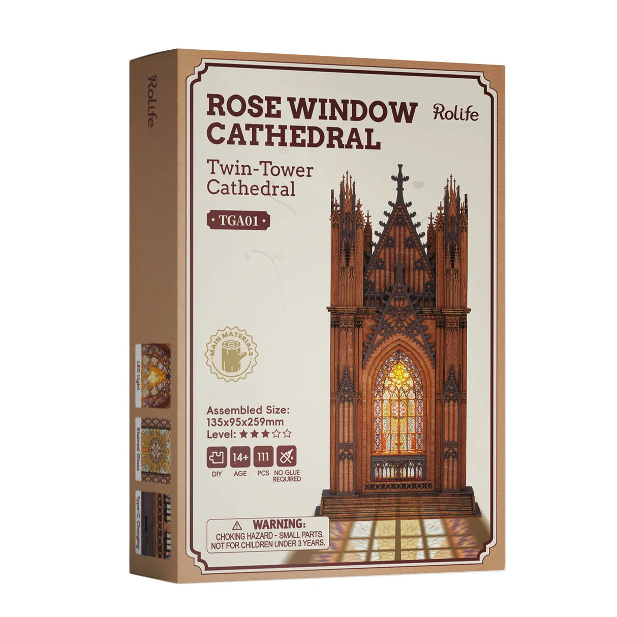 Twin-Tower Cathedral - Diorama