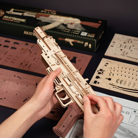 AK-47 Assault Rifle - 3D Holzbausatz