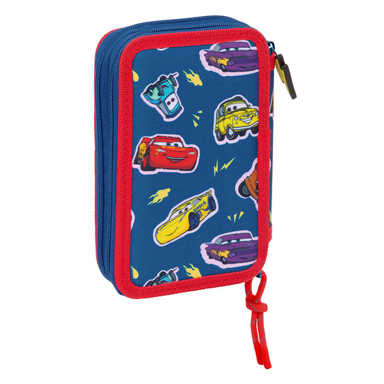 Safta - Cars "Racing" - Etui inkl. Stifte, Spitzer und Radiergummi (29 Teile)