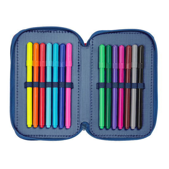 Safta - Cars "Racing" - Etui inkl. Stifte, Spitzer und Radiergummi (29 Teile)