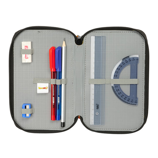 Safta - Dragon Ball "Combat" - Etui inkl. Stifte, Spitzer, Lineal und Radiergummi (37 Teile)