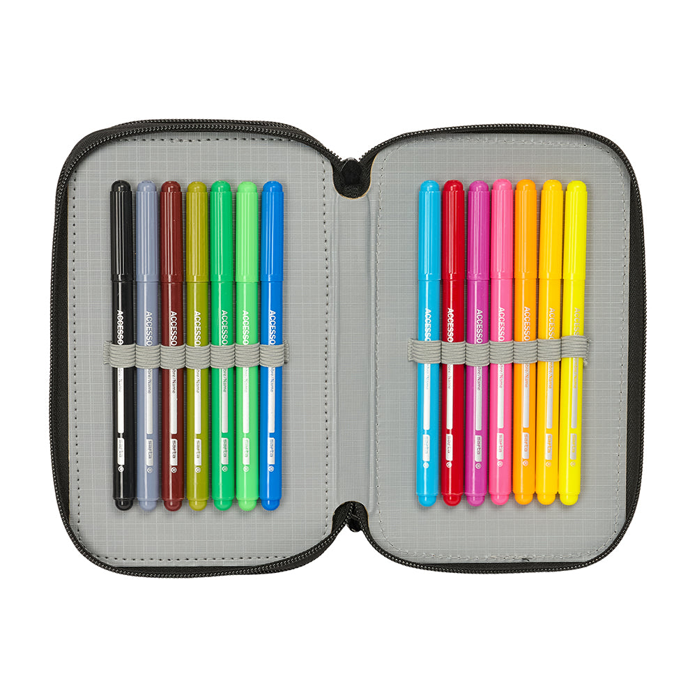 Hot Wheels "Let's Race" - Etui inkl. Stifte, Spitzer, Lineal und Radiergummi (37 Teile)