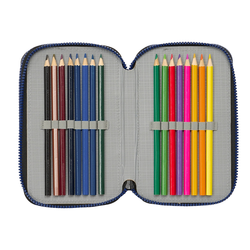Naruto "Ninja" - Etui inkl. Stifte, Spitzer, Lineal und Radiergummi (36 Teile)