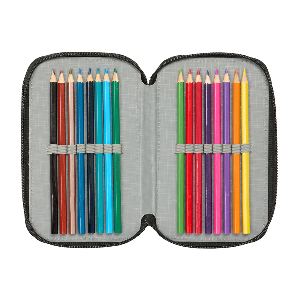 Naruto "Rasengan" - Etui inkl. Stifte, Spitzer, Lineal und Radiergummi (37 Teile)
