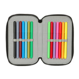 One Piece "Pirates" - Etui inkl. Stifte, Spitzer, Lineal und Radiergummi (37 Teile)