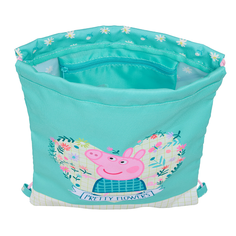 Peppa Wutz "Pretty Flowers" - Turnbeutel