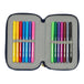 Safta - Sonic "City" - Etui inkl. Stifte, Spitzer, Lineal und Radiergummi (37 Teile)