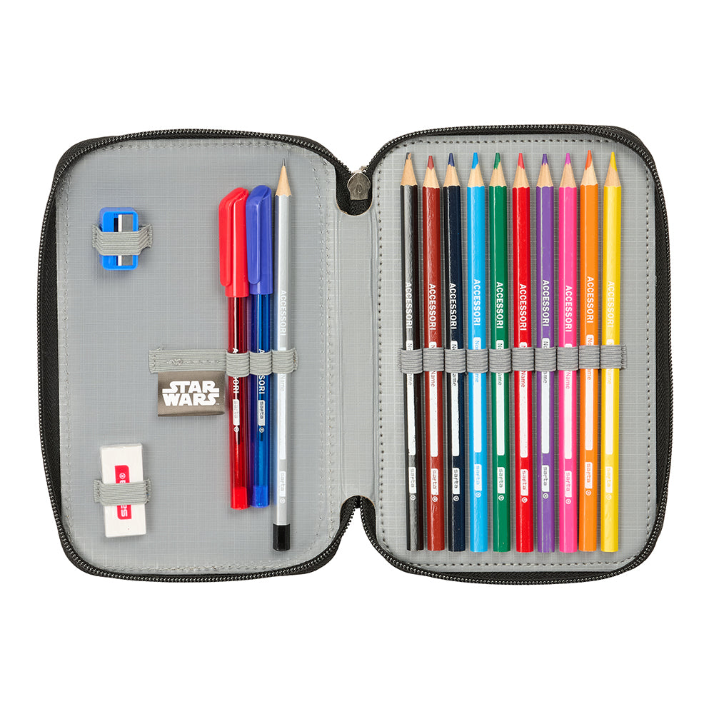 Star Wars "Rebellion" - Etui inkl. Stifte, Spitzer und Radiergummi (29 Teile)