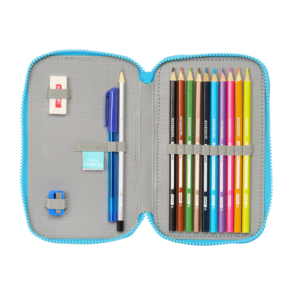 Stitch "Aloha" - Etui inkl. Stifte, Spitzer und Radiergummi (28 Teile)