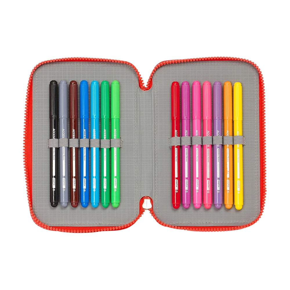 Super Mario "World" - Etui inkl. Stifte, Spitzer und Radiergummi (28 Teile)