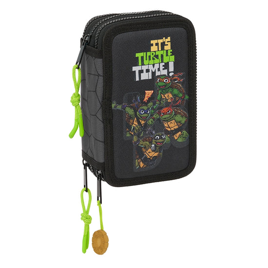 Safta - Turtles "TMNT" - Etui inkl. Stifte, Spitzer, Lineal und Radiergummi (36 Teile)