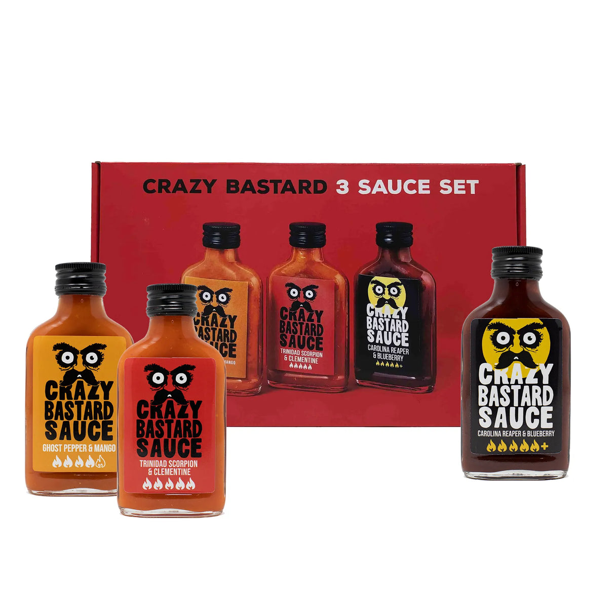 Superhot & Red Saucen (6 x 100 ml) - Scharfe Sauce