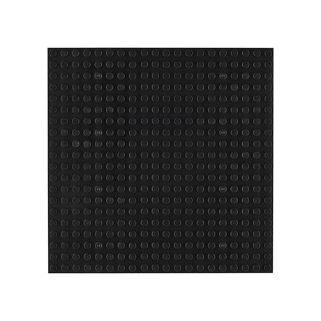 Open Bricks Schwarz 20x20 (4 Stück) - Bauplatte OB-P20BK4