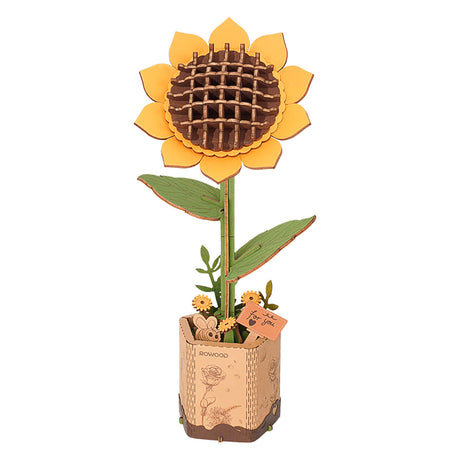 Sonnenblume - Holzbausatz Blume