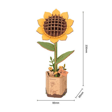 Sonnenblume - Holzbausatz Blume