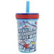 Stor - Spiderman "Dimension" - Drop Safe - Auslaufsicherer Becher mit Silikonstrohhalm (370 ml)