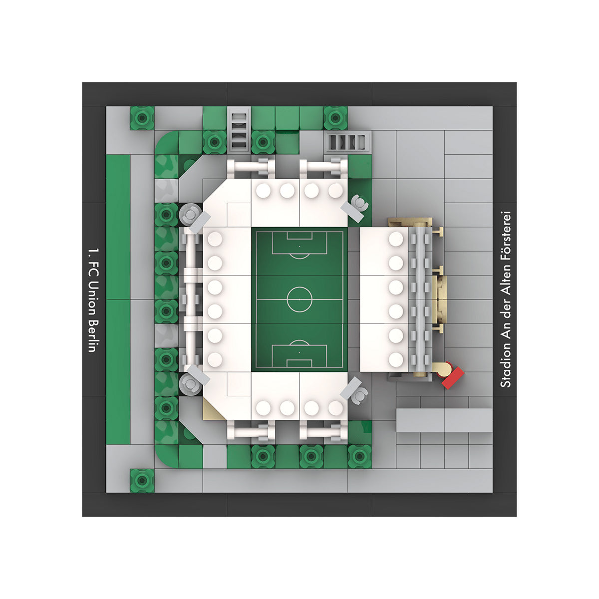 Stadion An der Alten Försterei / 1. FC Union Berlin - Stadion Miniaturmodell