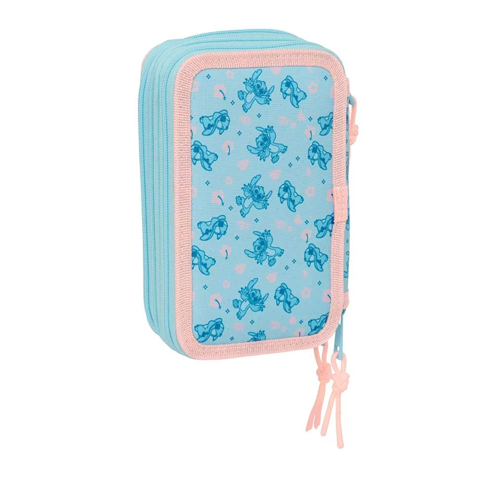 Stitch "Ohana" - Etui inkl. Stifte, Spitzer und Radiergummi (37 Teile)