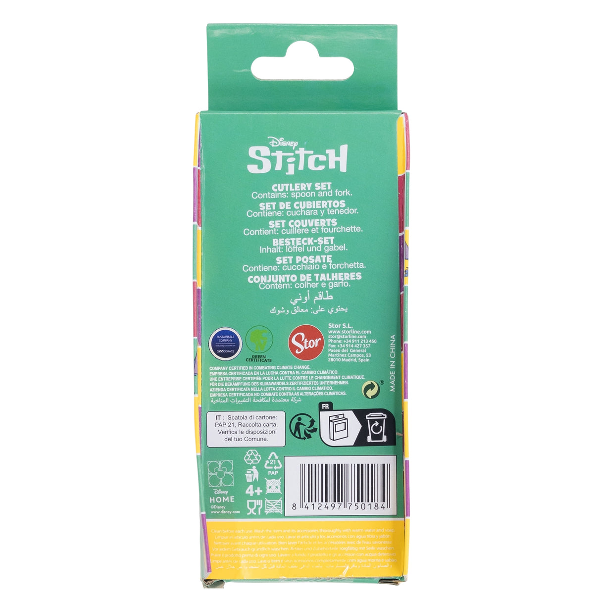 Stitch "Palms" - Kinderbesteck Set 2-teilig