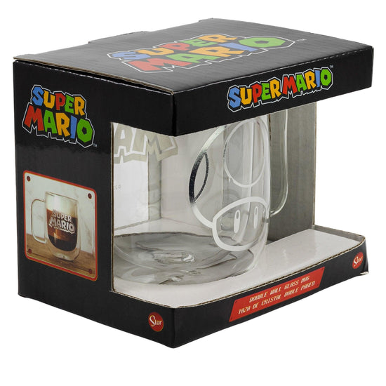Super Mario Doppelwandiges Glas (290 ml) - Trinkglas - derdealer.ch 