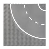 Strasse (Kurve) 32x32 - Bauplatte