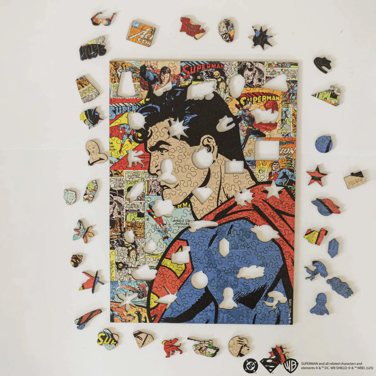 Superman - Comic Icon (232 Teile) - Holzpuzzle