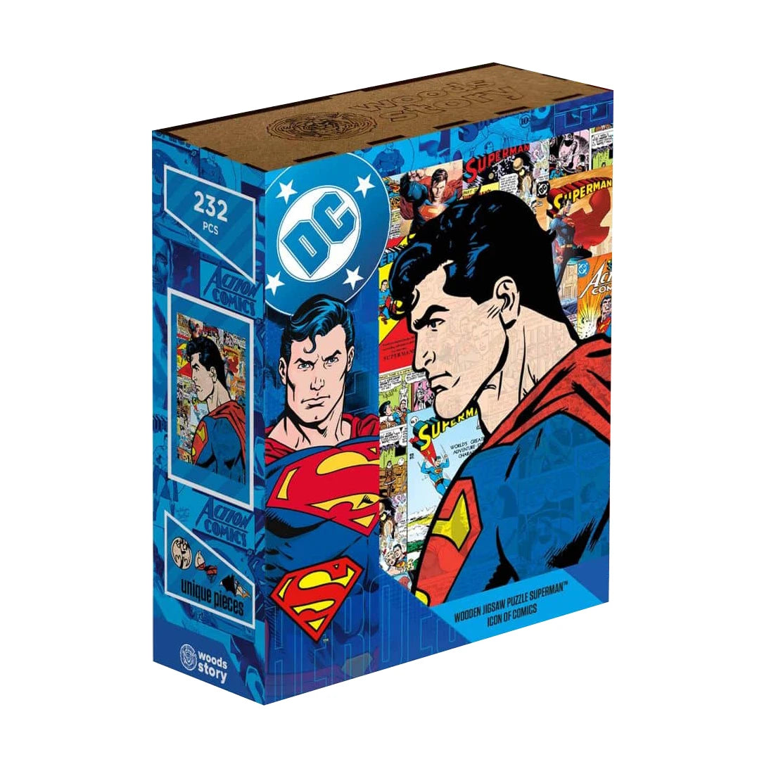 Superman - Comic Icon (232 Teile) - Holzpuzzle