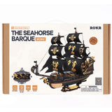 The Seahorse Barque - 3D Holzbausatz