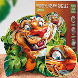 Tiger (200 Teile) - Holzpuzzle