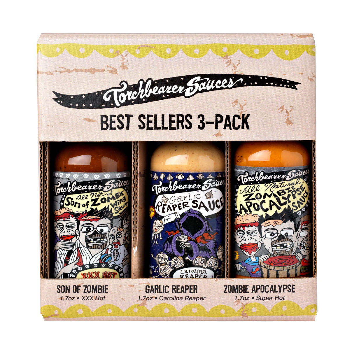 Bestsellers 3er-Pack (3 x 50 ml) - Scharfe Sauce