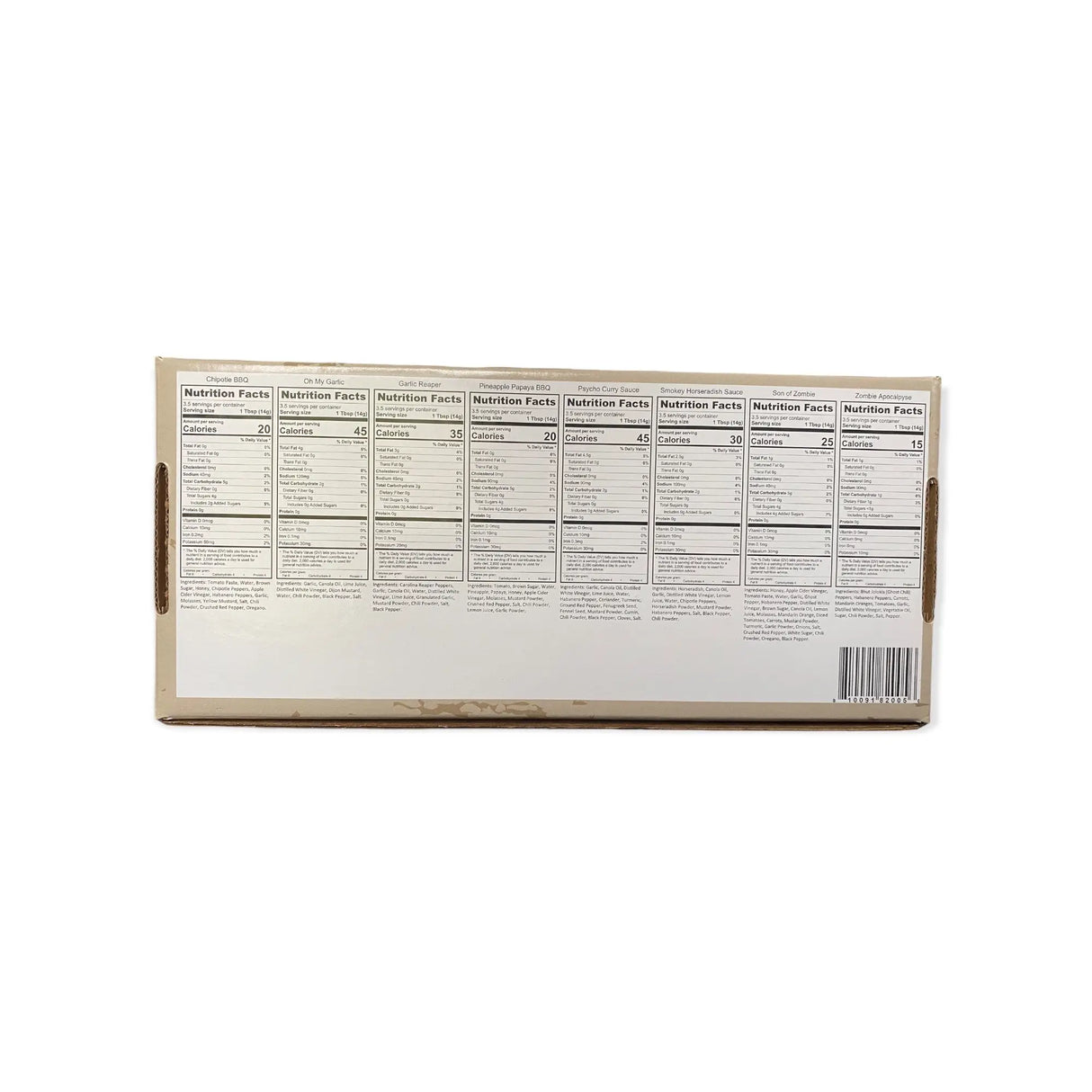 Bestsellers 8er-Pack (8 x 50 ml) - Scharfe Sauce