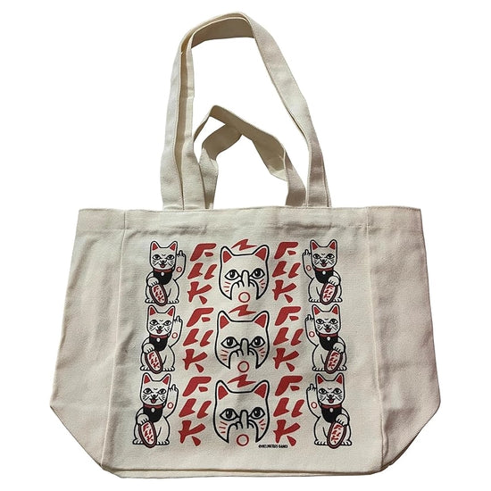 Heldbergs Games - Tote Bag „Fuck you - Maneki Neko“ - Tasche