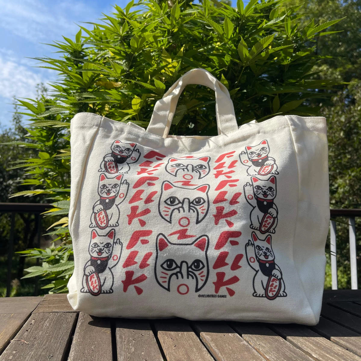 Tote Bag „Fuck you - Maneki Neko“ - Tasche