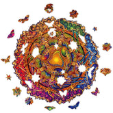 Mandala Abondance Inépuisable (200 pièces) - puzzle en bois