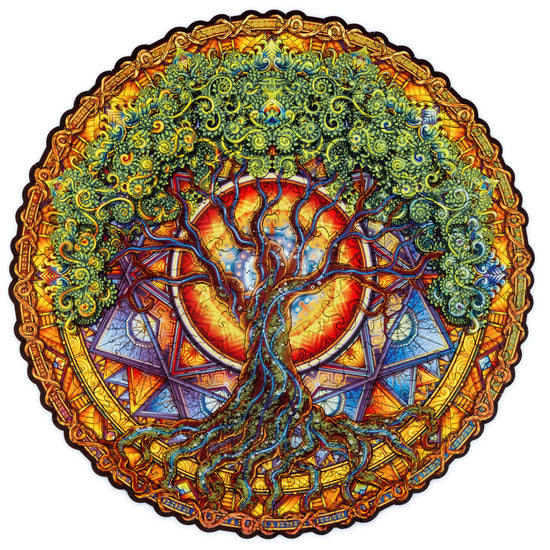 Unidragon - Mandala Tree of Life (200 Teile) - Holzpuzzle