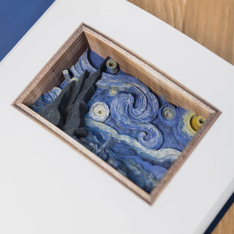 Van Gogh "Starry Night" - 3D Notizbuch