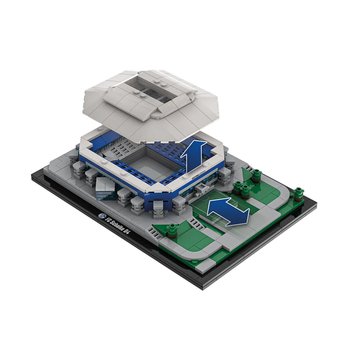 VELTINS-Arena / FC Schalke 04 - Stadion Miniaturmodell