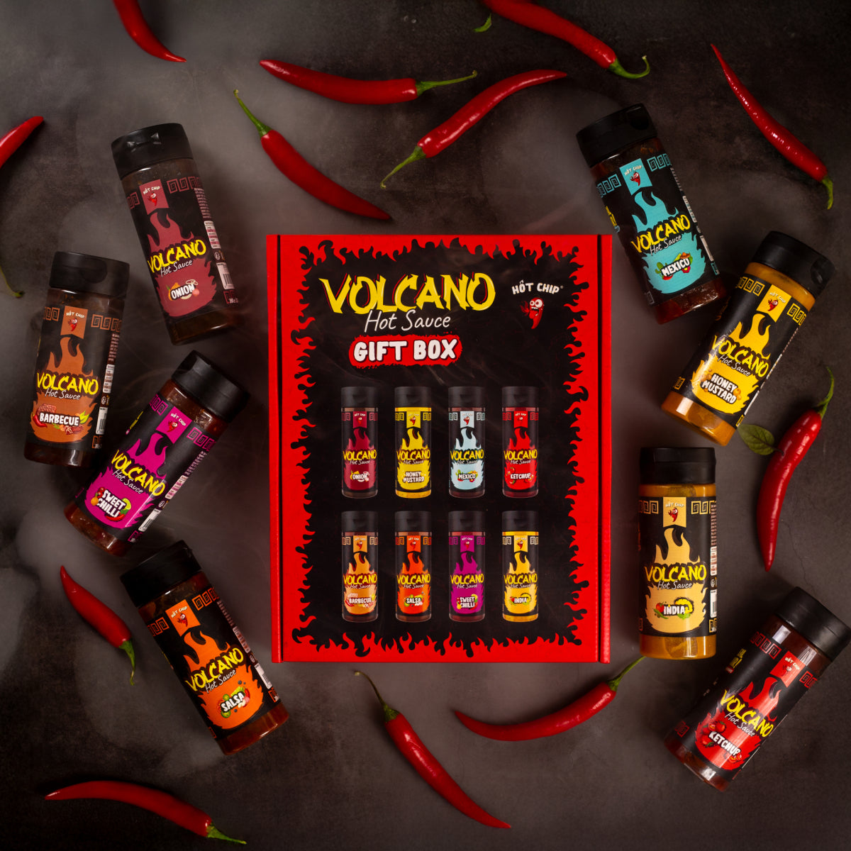 Volcano Hot Sauce - Geschenkset