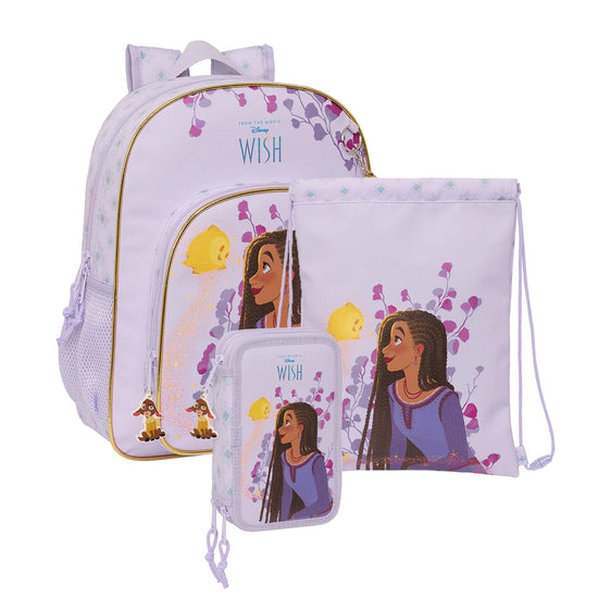 Safta - Wish - Schulset (Rucksack, Etui & Turnbeutel)