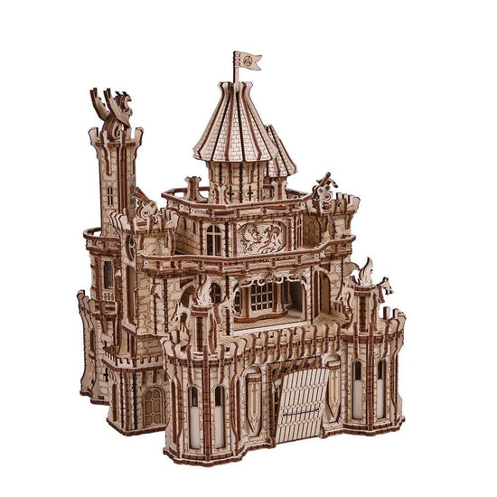 Dragon Castle / Drachenburg - 3D Holzbausatz (Elektrisch) - derdealer.ch 