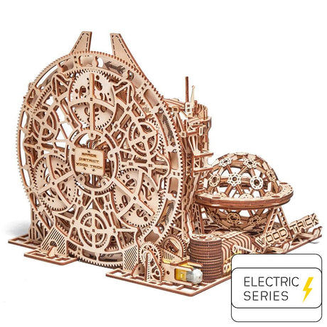 Galaxy Kugelbahn - 3D Holzbausatz (Elektrisch) - derdealer.ch