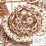 Galaxy Kugelbahn - 3D Holzbausatz (Elektrisch) - derdealer.ch