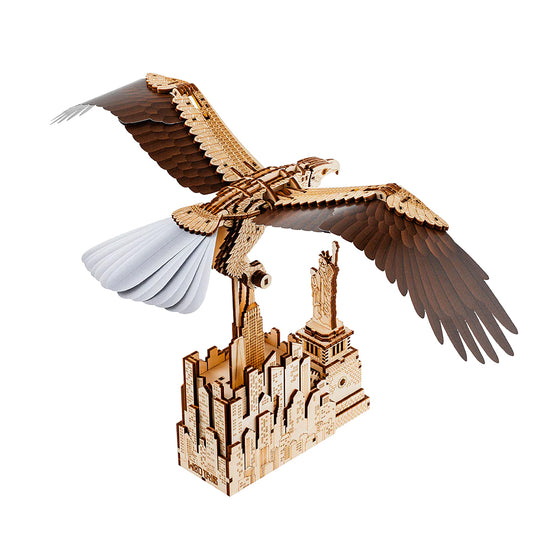 WoodTrick - Liberty Eagle / New York - Aigle - Kit 3D en bois