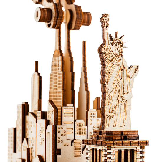 WoodTrick - Liberty Eagle / New York - Aigle - Kit 3D en bois