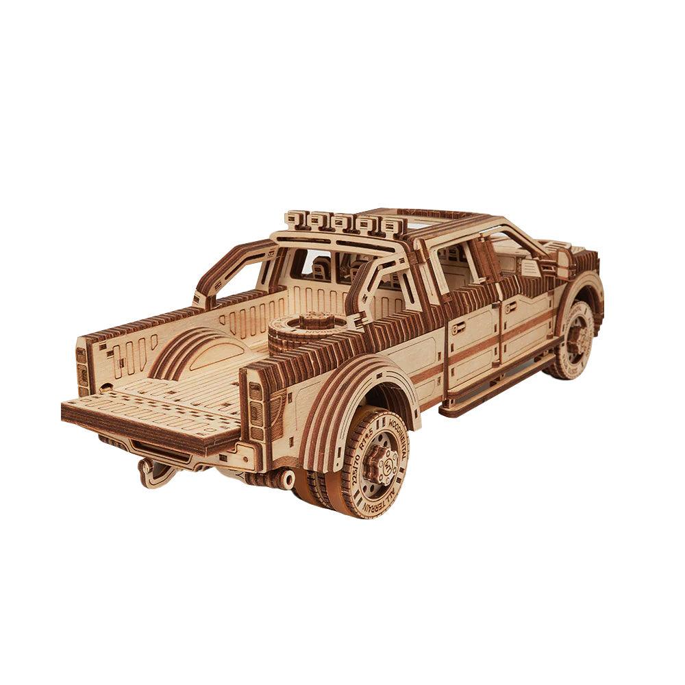 Pick-Up Truck - 3D Holzbausatz - derdealer.ch